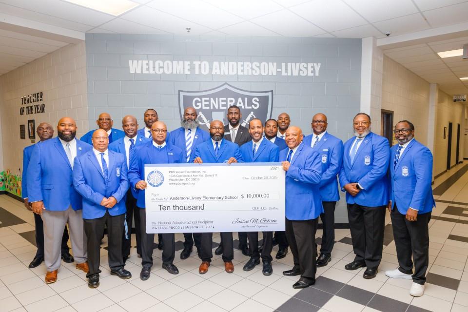 PBS Impact Foundation and Rho Beta Sigma Adopt-A-School Presentation